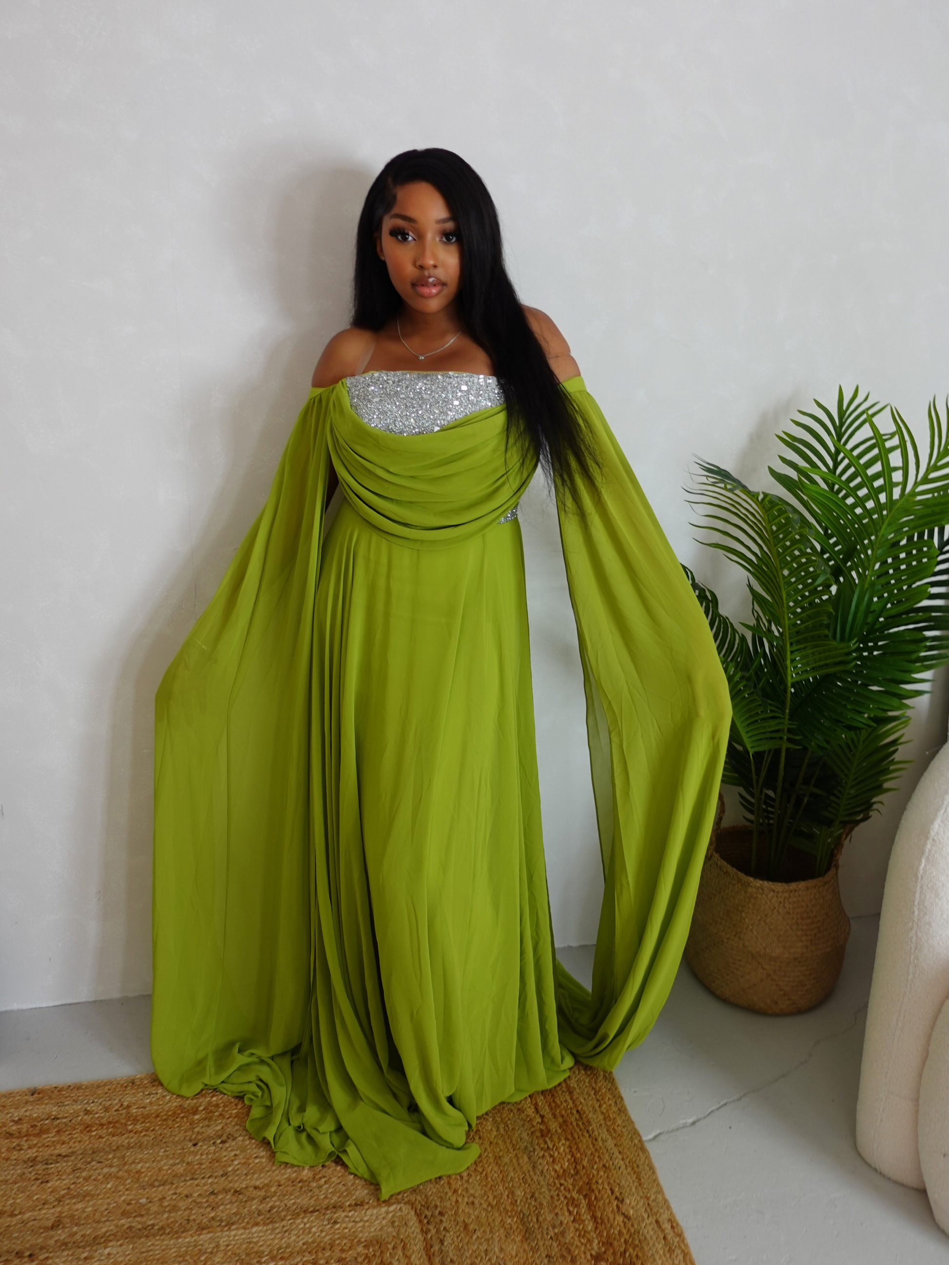 Aphrodite Grecian Maxi Dress